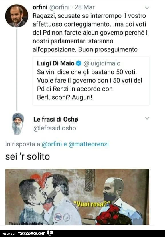 Orfini sei r solito