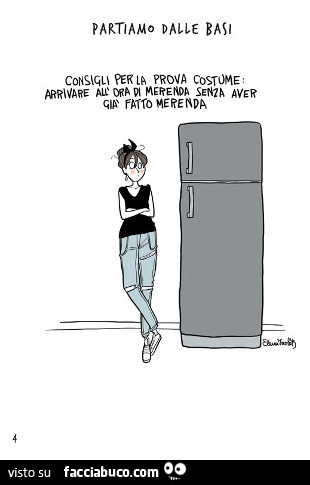 Partiamo dalle basi. Consigli per la prova costume