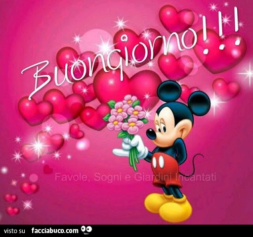 Buongiorno. Fiori da Topolino