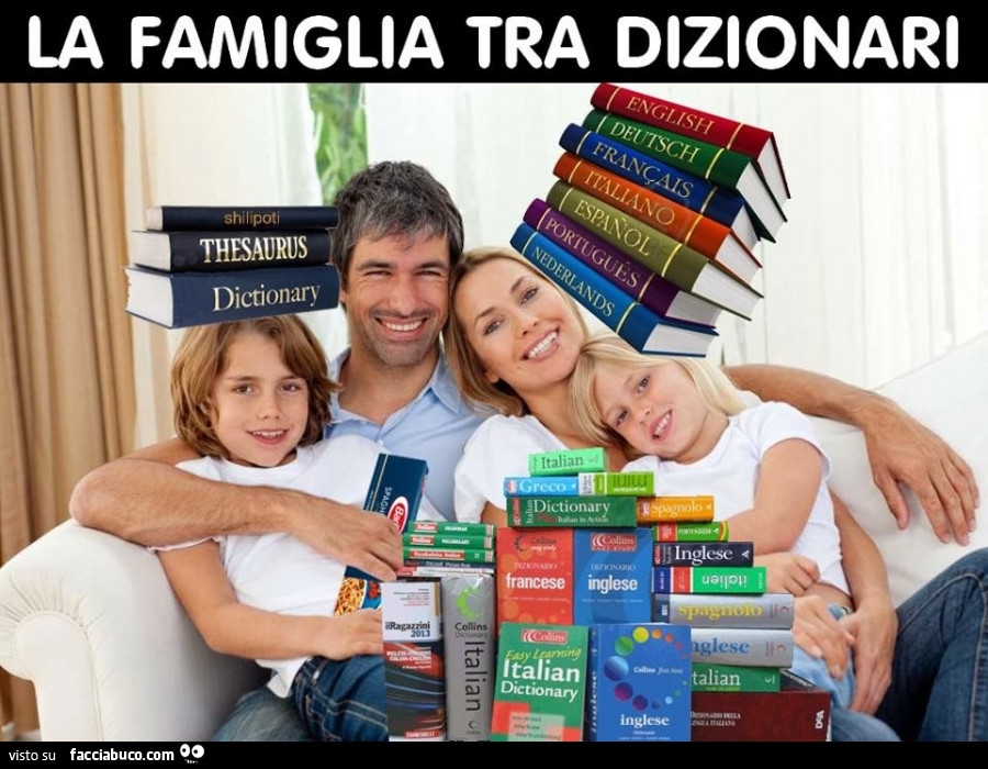 La famiglia tra dizionari