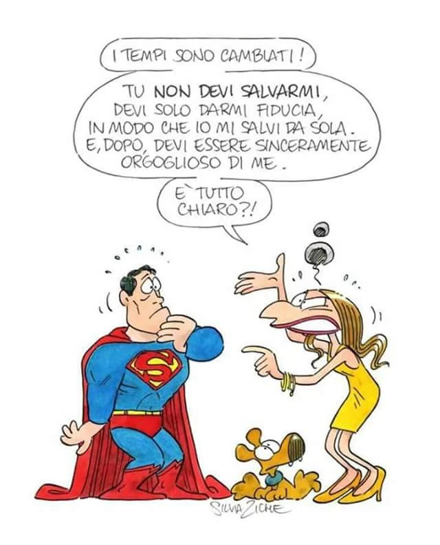 I tempi sono cambiati! Tu non devi salvarmi, devi solo darmi fiducia in modo che io mi salvi da sola