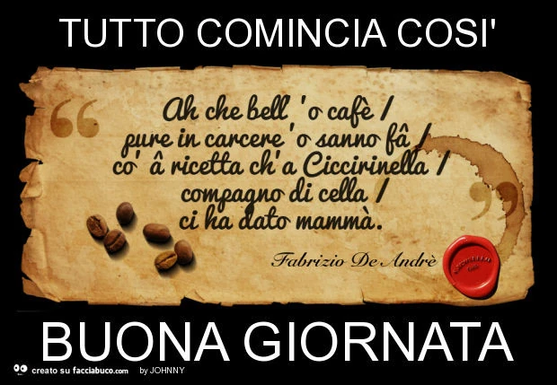 Tutto comincia così buona giornata