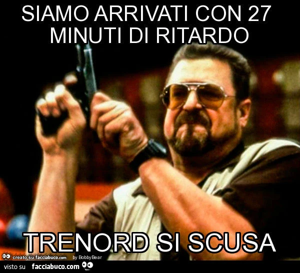 Siamo arrivati con 27 minuti di ritardo trenord si scusa