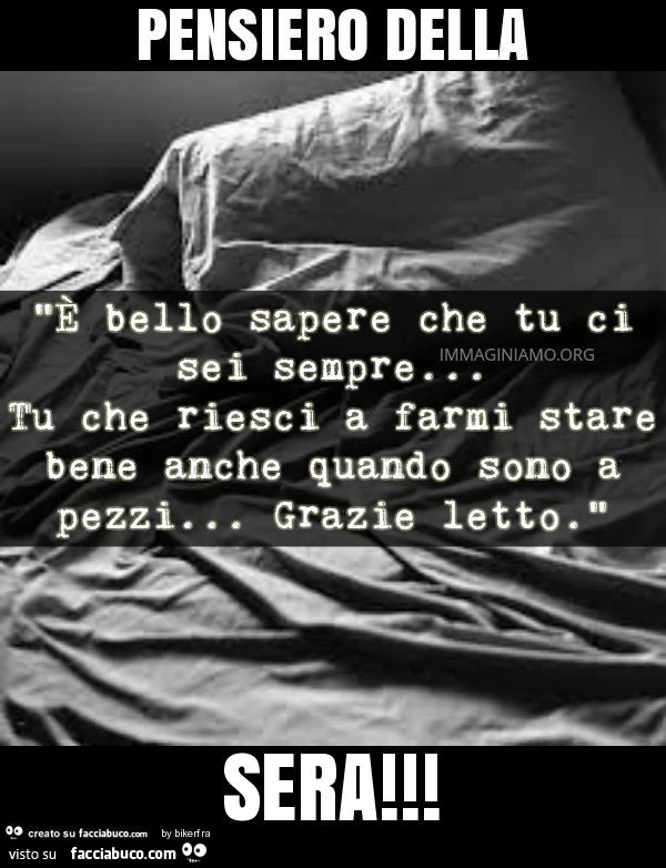 Pensiero della sera