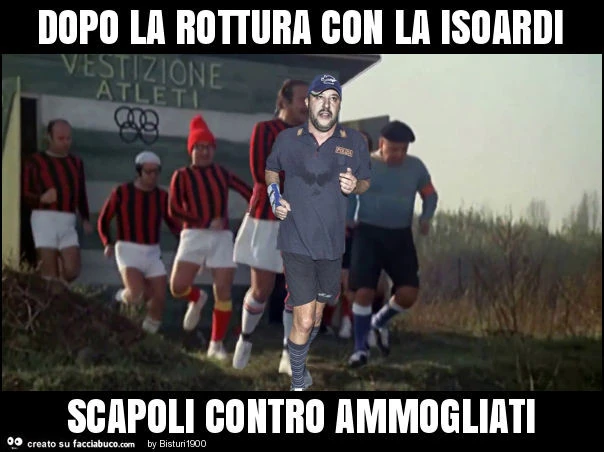 Dopo la rottura con la isoardi scapoli contro ammogliati