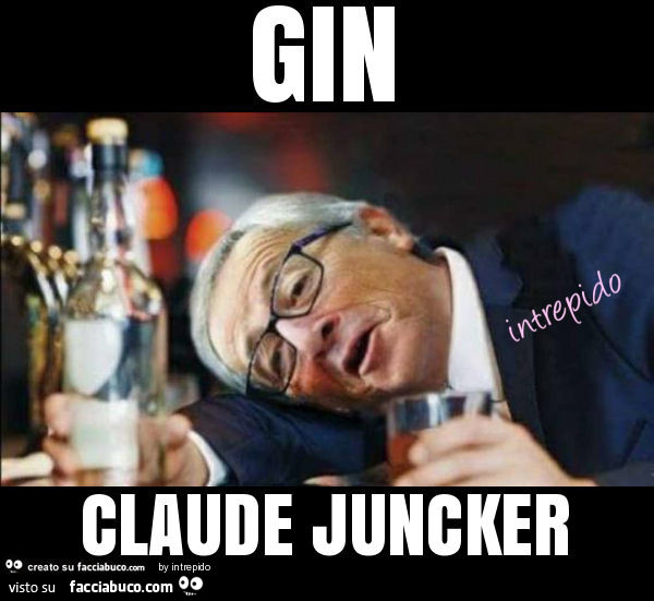 Gin claude juncker - Facciabuco.com
