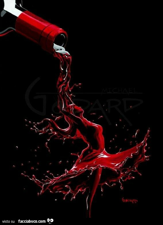 Donna nel vino