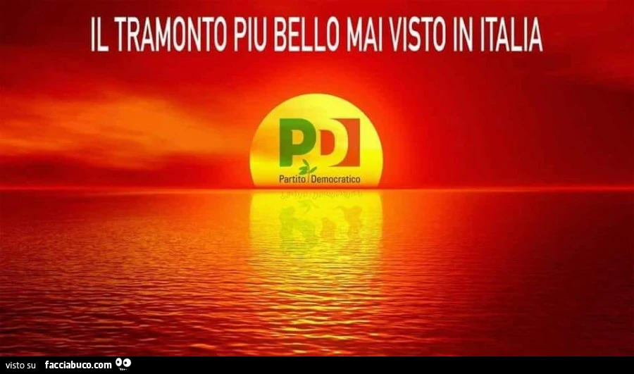 Il tramonto piu bello mai visto in italia