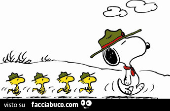Snoopy e gli scout