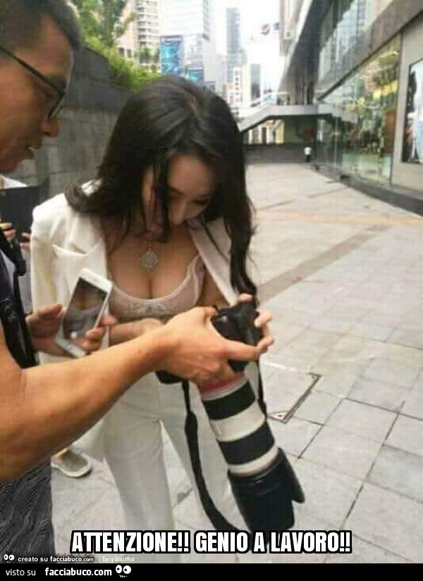 Attenzione! Genio a lavoro